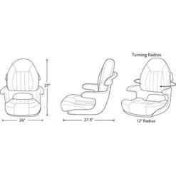 Tempress Probax Captains Boat Seat Negro Gris Carbón -DYNAMITE BAITS Tienda de ventas 1039405497 550x550w