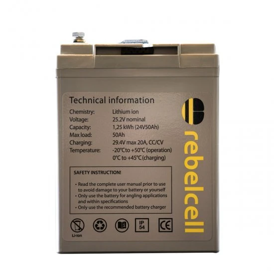 Rebelcell 24V50 Batería Separada 5 Rebelcell 24V50 Batería Separada - Imagen 3