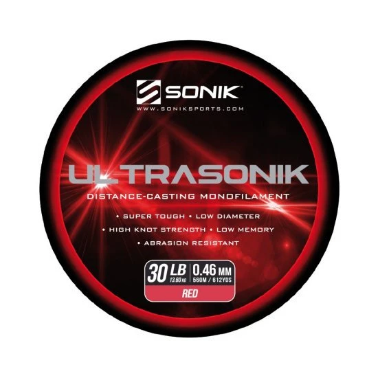 Sonik Ultrasonik Monofilamento Rojo 0.46mm 560m 3 Sonik Ultrasonik Monofilamento Rojo 0.46mm 560m