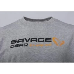 Savage Gear Signature Logo Camiseta Gris Melange -DYNAMITE BAITS Tienda de ventas 73649 3 550x550w