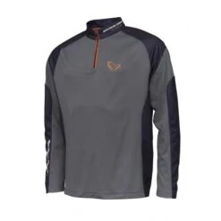 Camiseta Savage Gear Tournament Zip Sedona Grey