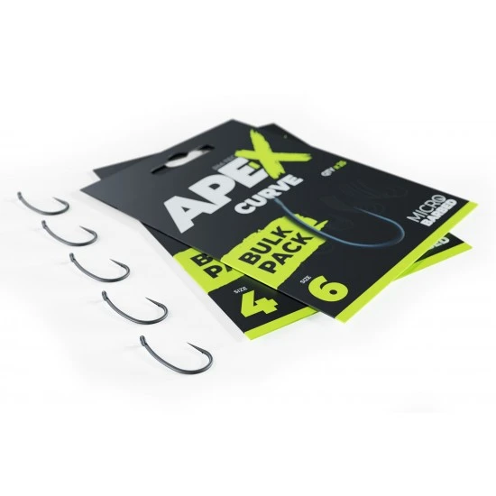 Ridgemonkey Ape-X Curve Barbed Tamaño 6 Paquete A Granel 4 Ridgemonkey Ape-X Curve Barbed Tamaño 6 Paquete A Granel - Imagen 2
