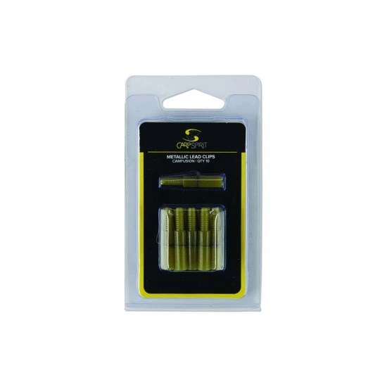 Clip De Plomo Metálico Carp Spirit Weed Green - 10 Piezas 4 Clip De Plomo Metálico Carp Spirit Weed Green - 10 Piezas - Imagen 2