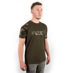 Fox Camiseta Raglan Khaki Camo -DYNAMITE BAITS Tienda de ventas Fox20Camo20Khaki20Chest20Print20T Shirt3 550x550h