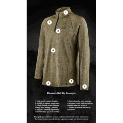 Camiseta Con Media Cremallera Fortis Elements -DYNAMITE BAITS Tienda de ventas H9xTLYes20team20outdoors 550x550h