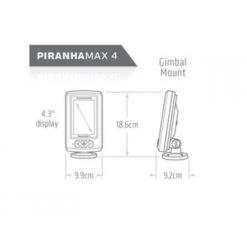 HUMMINBIRD Colibrí Piraña Max 4 -DYNAMITE BAITS Tienda de ventas Humminbird20PiranhaMax204.3 550x550w