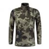 Korda Kool Quick Dry LS Cremallera Cuello Camo