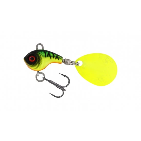 Westin DropBite Tungsten Spin Tail Jig 1.6cm 7g Firetiger 3 Westin DropBite Tungsten Spin Tail Jig 1.6cm 7g Firetiger