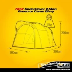 Bivvy Solar Undercover Verde 2 Personas 23 Bivvy Solar Undercover Verde 2 Personas -DYNAMITE BAITS Tienda de ventas Qbh8hTAw 550x550 1