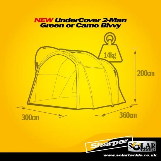 Bivvy Solar Undercover Verde 2 Personas 13 Bivvy Solar Undercover Verde 2 Personas - Imagen 11