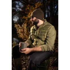 RidgeMonkey APEarel Dropback Heavyweight Zip Jacket Verde -DYNAMITE BAITS Tienda de ventas RidgeMonkey20APEarel20Dropback20Heavyweight20Zip20Jacket20Green5 550x550h