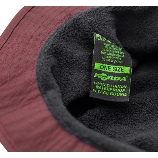 Korda LE Fleece Impermeable Boonie Burdeos 7 Korda LE Fleece Impermeable Boonie Burdeos - Imagen 5
