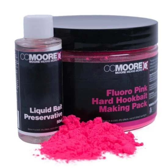 CC Moore Fluoro Pink Hard Hookbait Making Pack 3 CC Moore Fluoro Pink Hard Hookbait Making Pack