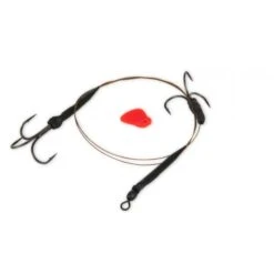 Fox Rage Predator Twin Treble Trace 50cm Talla 6